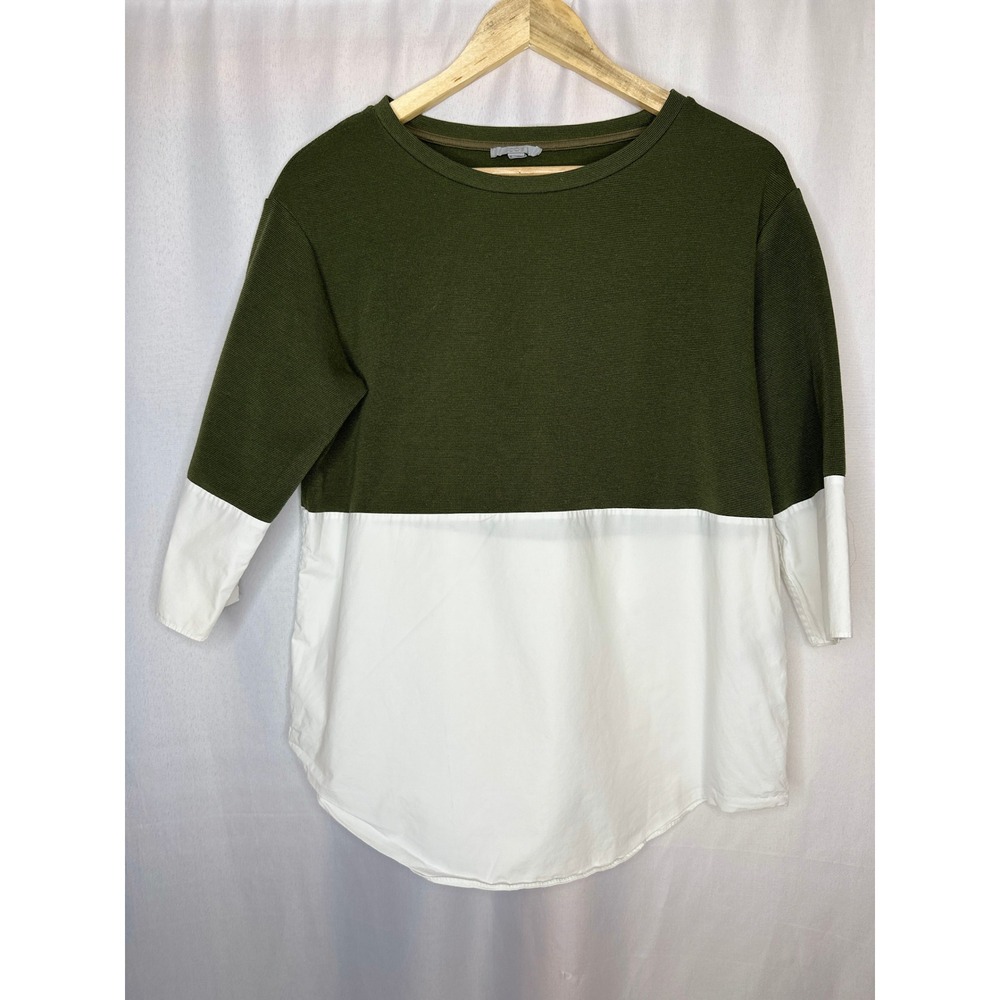 COS Color Block Mix Media Sweater, SMALL Minimalist City Contemporary